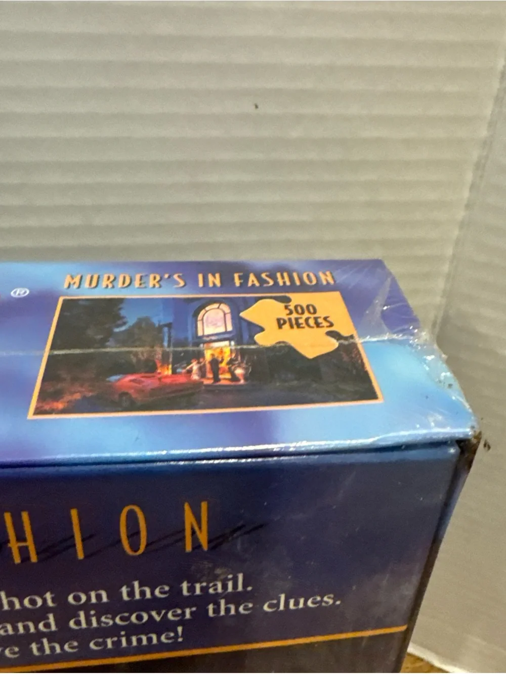 MindTrap Mystery Jigsaw Puzzle Murder's in Fashion 500 Pieces VTG 1997 SEALED